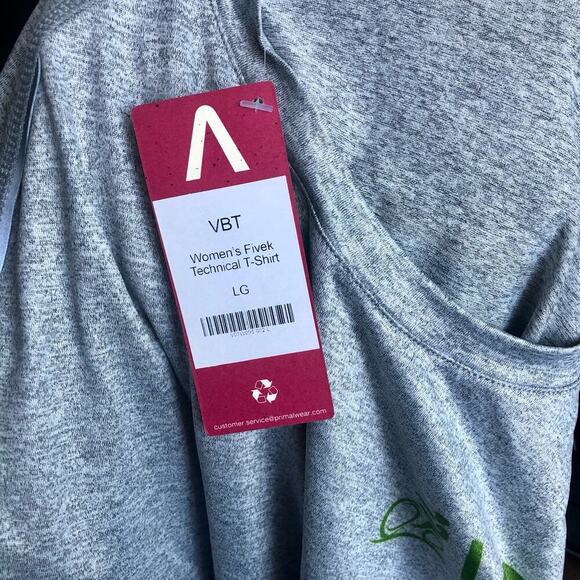 NWT Women's Gray Fivek Technical Bike Riding Shirt VBT Primal - Size Large - Picture 3 of 11